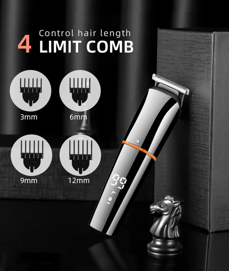 KIKIDO KK-860 10in1 multi hair trimmer men facial,beard,body grooming kits electric hair clipper nose ear trimer rechargeable