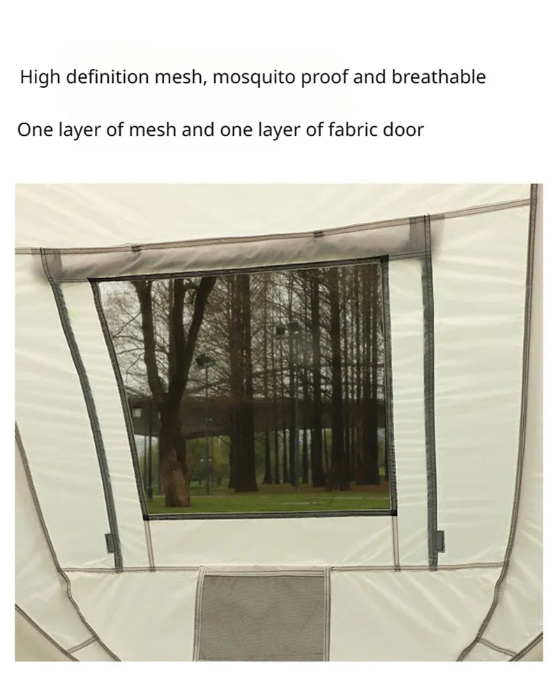 One-touch Tent for 3-4 People Automatic 1-person Outdoor Camping Waterproof Ultralight 4 Seasons Pop-up Shelter Campaign House