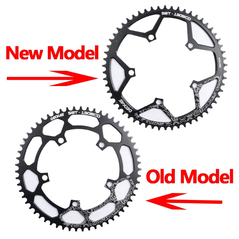 DECKAS 110BCD 130BCD Crown Chainring Narrow Wide Round Chain Ring 36T 38T 40T 42T 44T 46T 48T 50T 52T 54T 56T 58T Sprocket