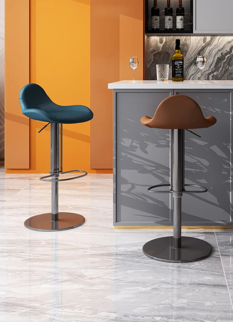 Office Home Bar Stools High Modern Design Banquet Minimalist Chairs Modern Metal Counter Taburetes De Bar Salon Furniture TD50DC