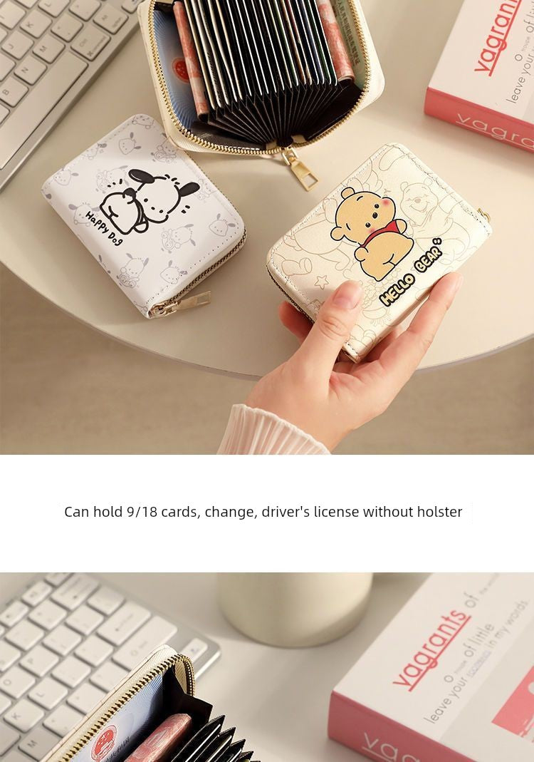 Ultra-Thin Compact Cute Portable Anti-Degaussing Card Holder