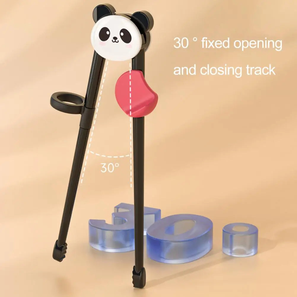 1 Pair Training Chopsticks Chewable Ergonomic Design Widen Head Cartoon Eating Train Kids Learning Chopsticks Kitchen Utensils