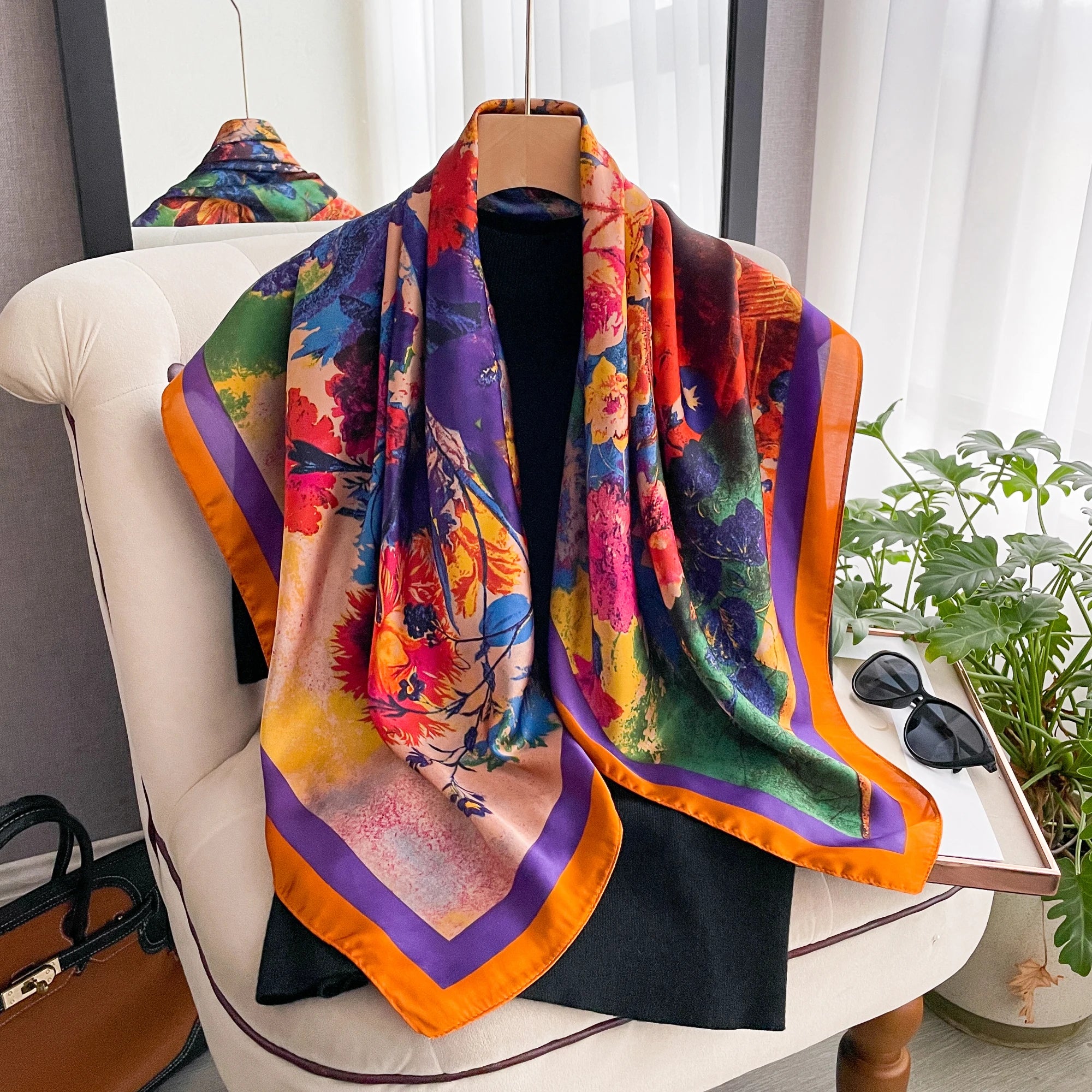 Women's Fashion Print Scarf – Lightweight & Stylish