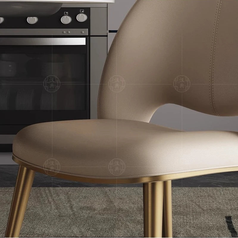 Luxury Desk Dining Room Chairs Lounge Nordic Modern Design Desk Chair Kitchen Office Chaises Salle Manger Home Furniture