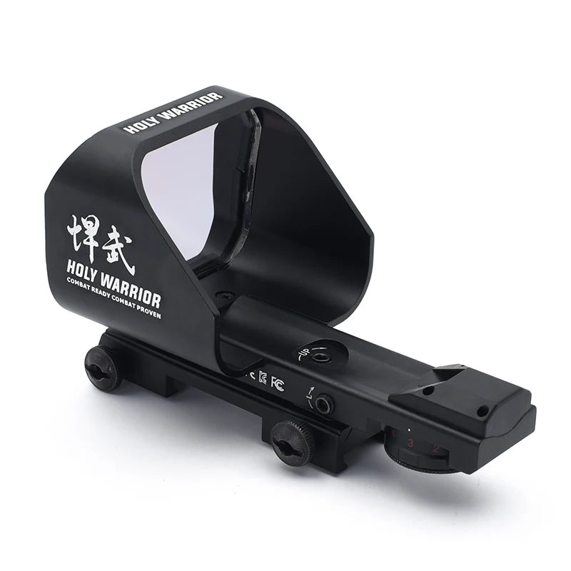 Holy Warrior New Tactical holographic Red Dot Reflex Optic Sight for Hunting Airsoft 20mm guide rail