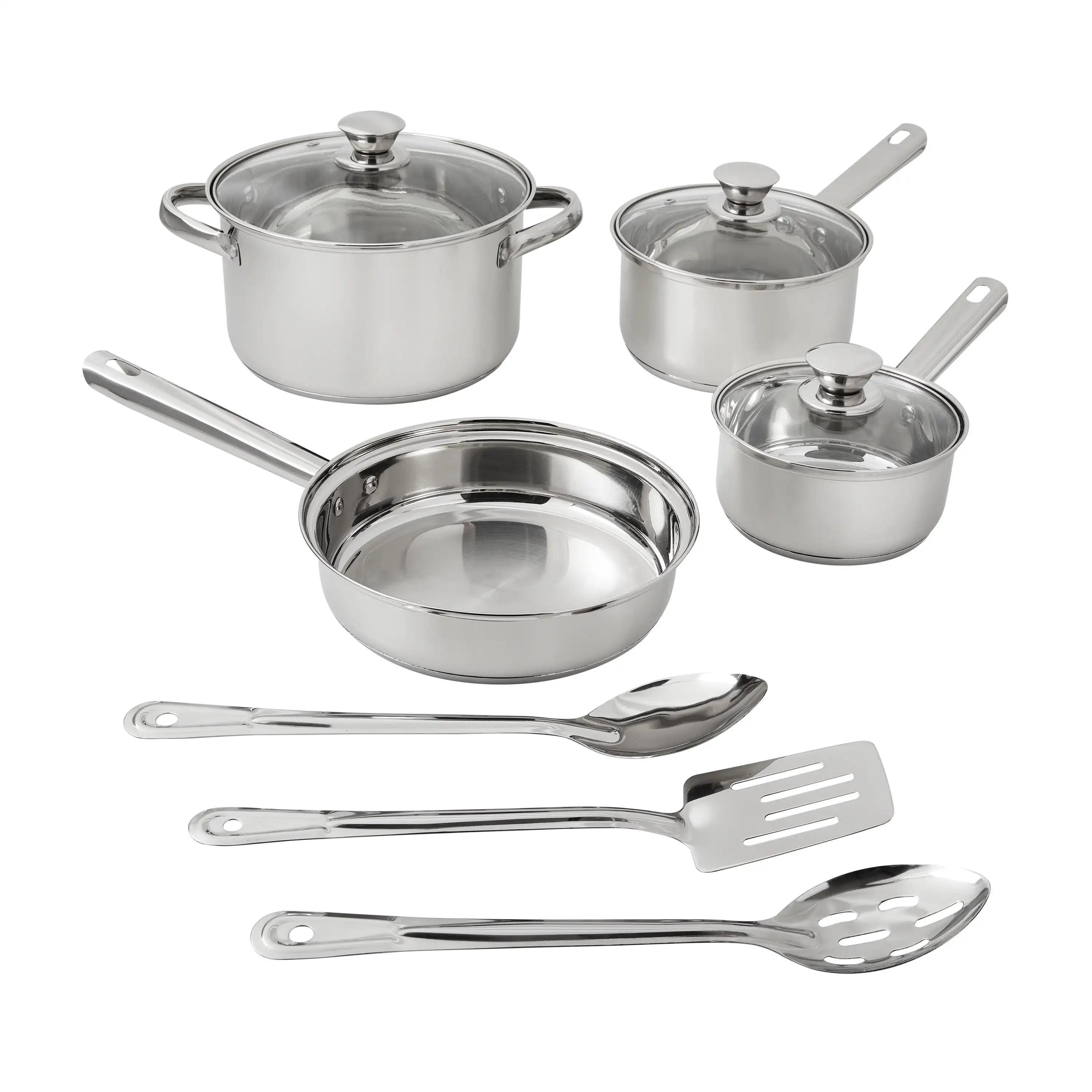 24-Piece Stainless Steel Cookware Set – Complete Kitchen Essentials