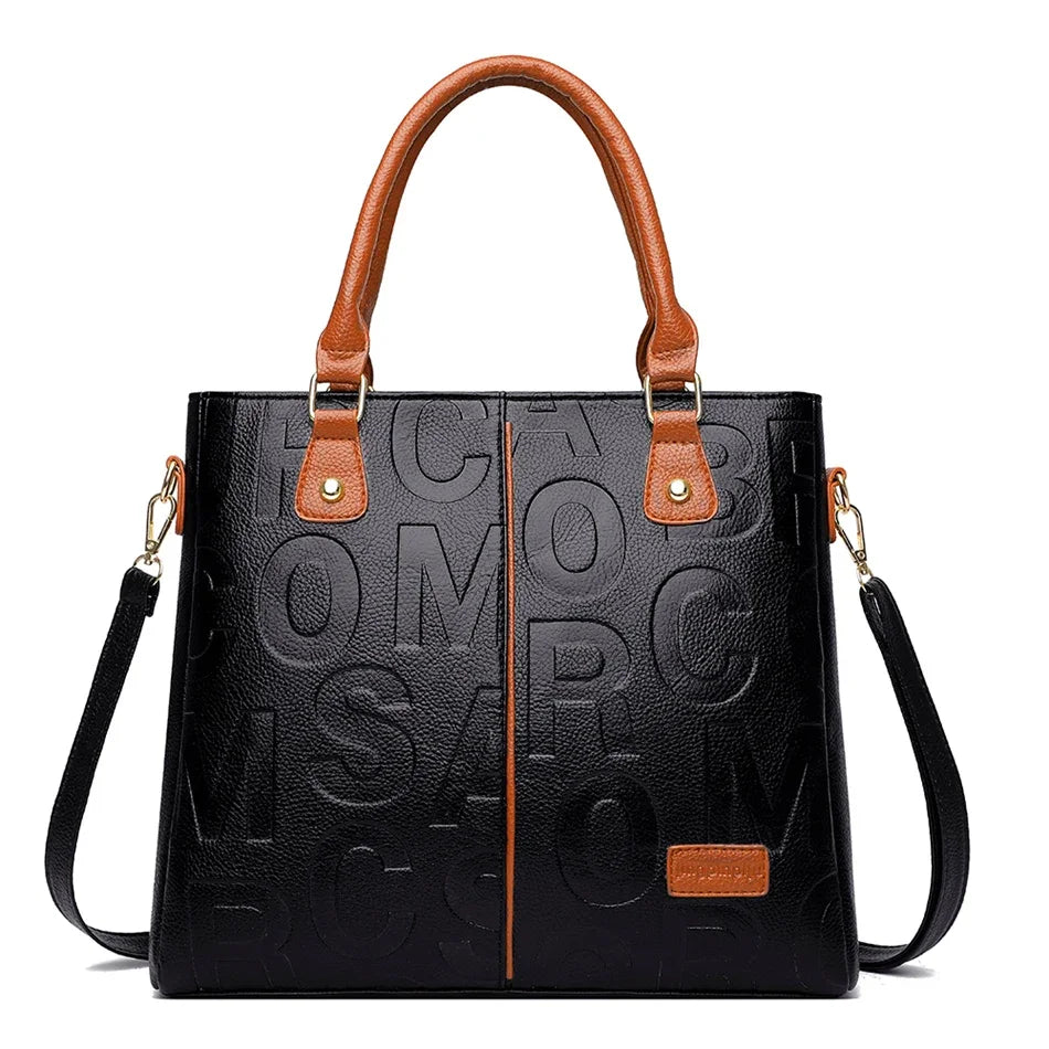 Soft Casual Tote Shoulder Bag with Versatile Design