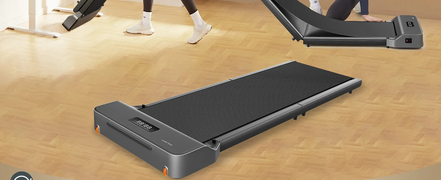 Z1 Walking Pad Treadmill, 180°Foldable Under Desk Treadmill for Home Office with 242lb Capacity, 2 in 1 Portable Trea