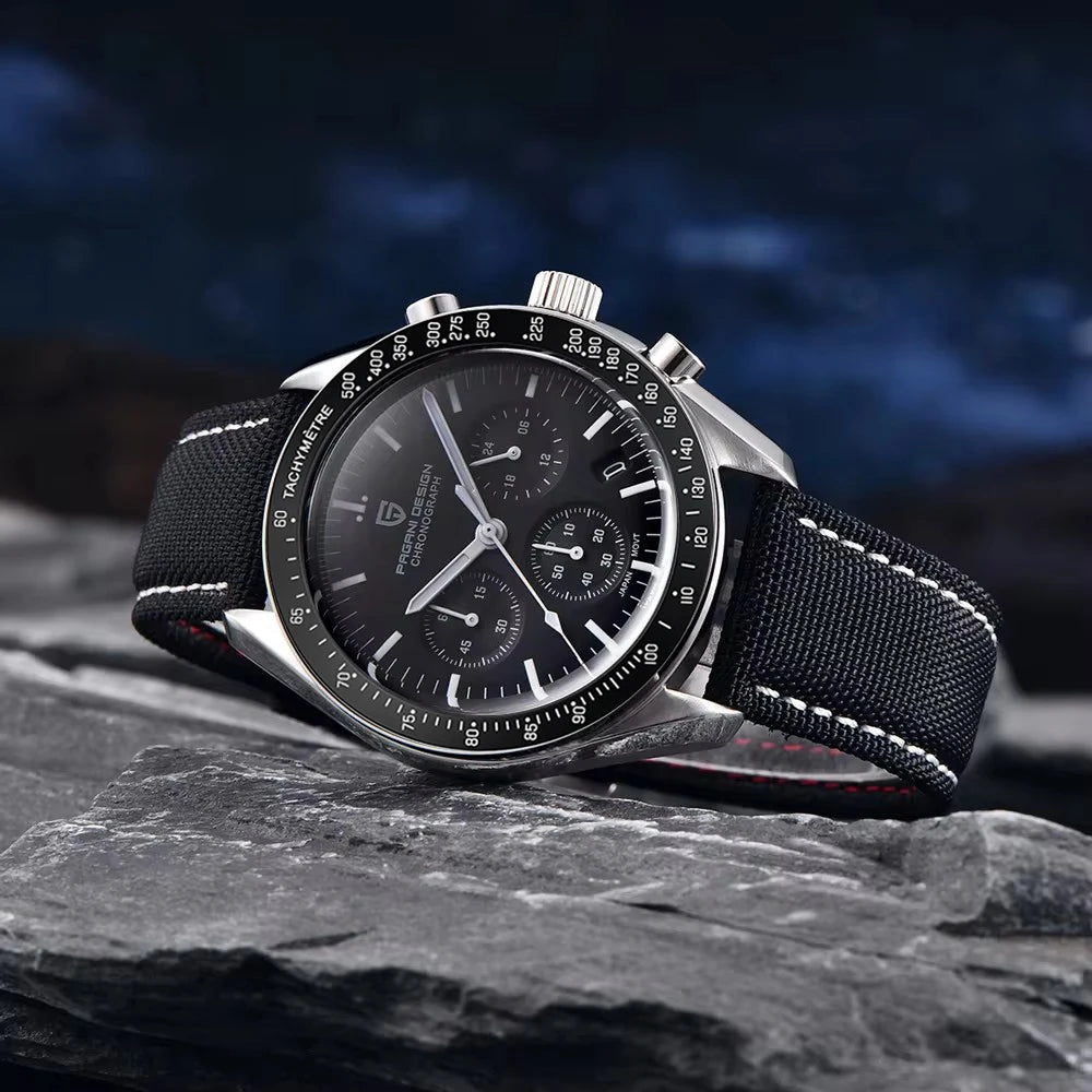 Moonwatch Quartz Chronograph Wristwatch