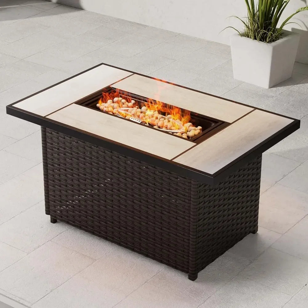 Summit Flame Propane Fire Pit Table