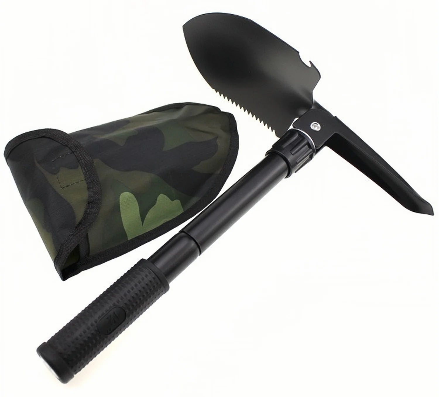 Multifunction Camping Shovel Survival Folding Shovels Military Tactical Shovel Hiking Outdoor Garden Hoe Digging Tool Kit