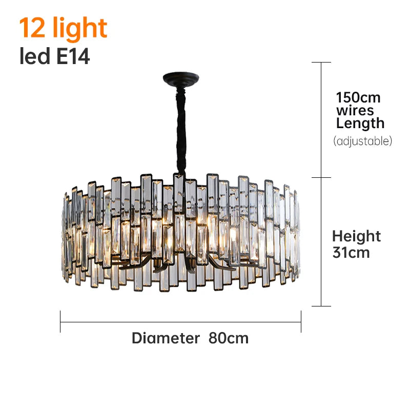 Elegant Crystal Pendant Light