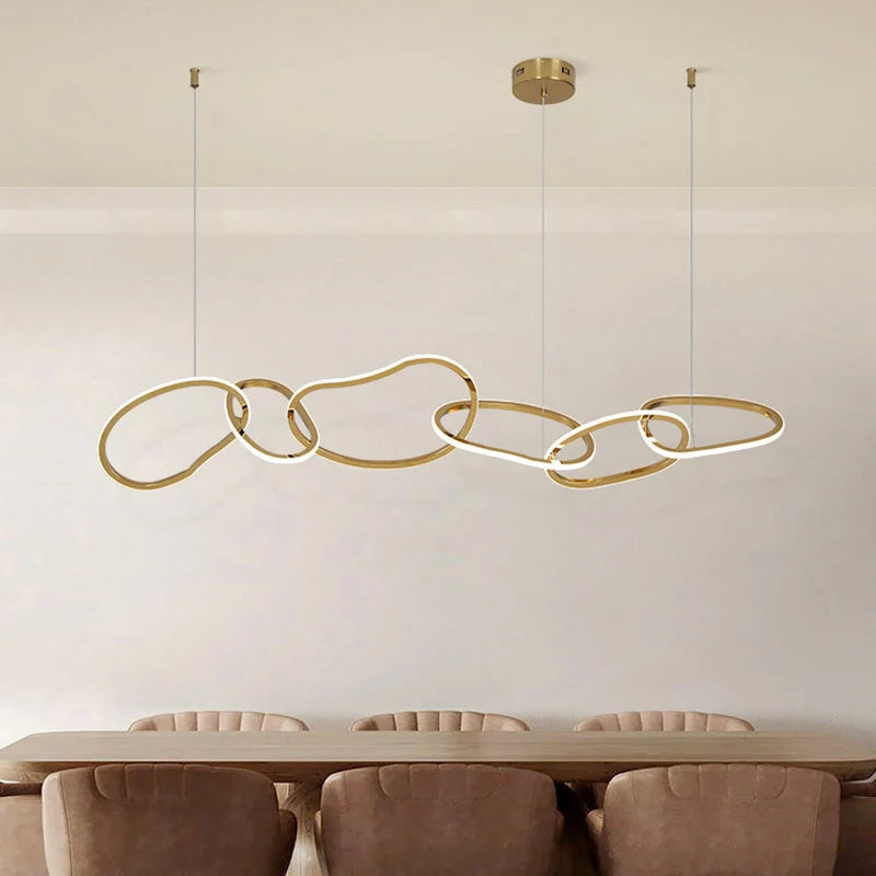 Modern LED Pendant Light – Adjustable Cord Hanging Fixture