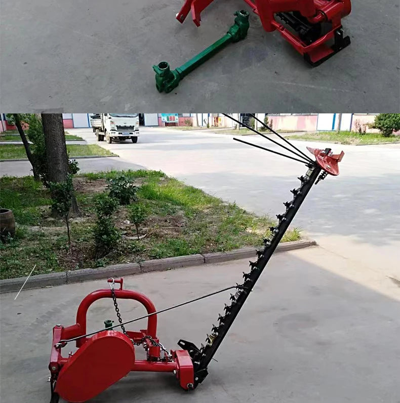 Mower, reciprocating lawn mower, four-wheel tractor with alfalfa and mugwort cutting machine, large grassland pasture trimming