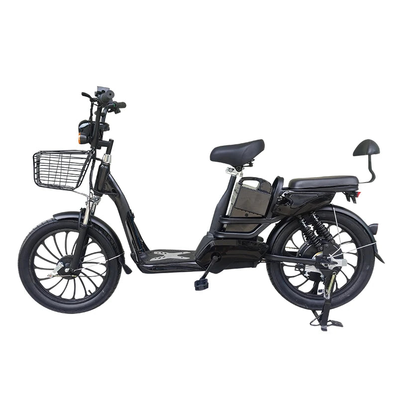 20 Inch No. 9 Fat Tire Household Electric Bicycle Two Seat E-bike 350W электровелосипед Lithium Battery Electric Bike