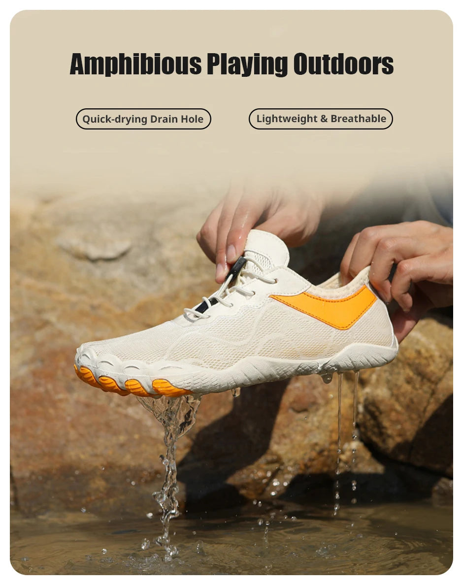 EOCENE Men Women Barefoot Quick-drying Wadding Shoes Couple Swimming Beach Fitness Outdoor Sports Amphibious Aqua Water Sneakers