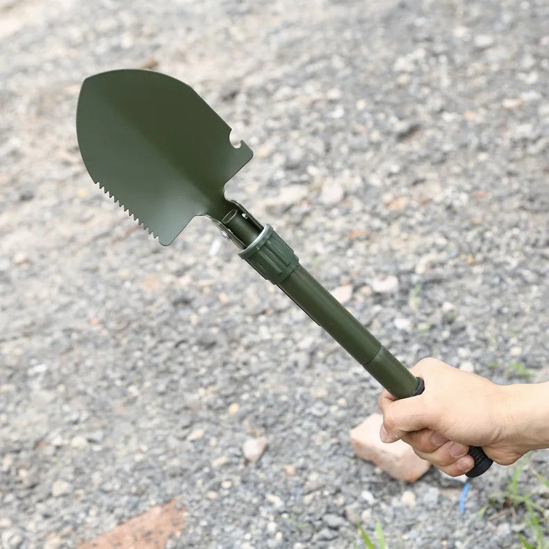 Multifunction Camping Shovel Survival Folding Shovels Military Tactical Shovel Hiking Outdoor Garden Hoe Digging Tool Kit