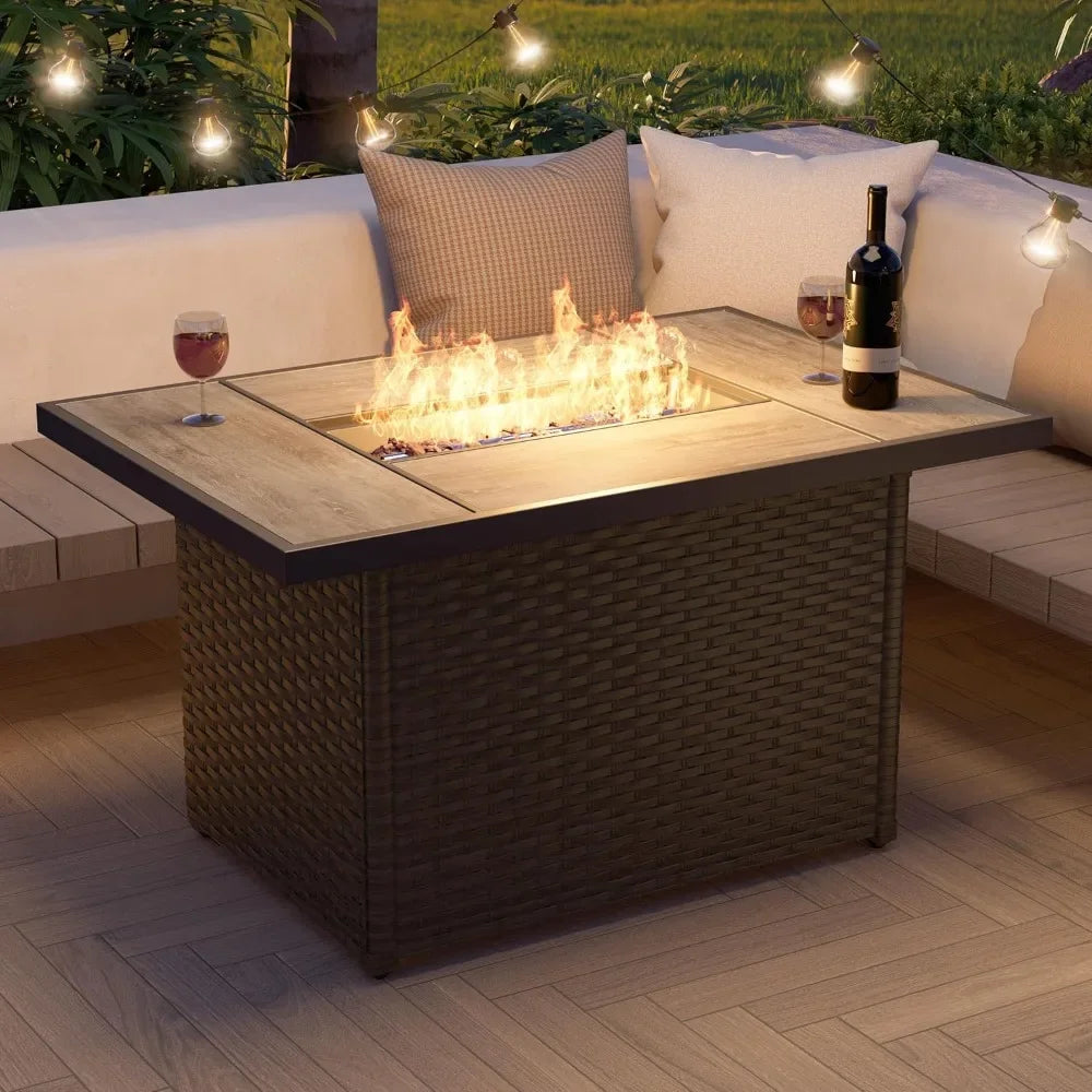 Summit Flame Propane Fire Pit Table