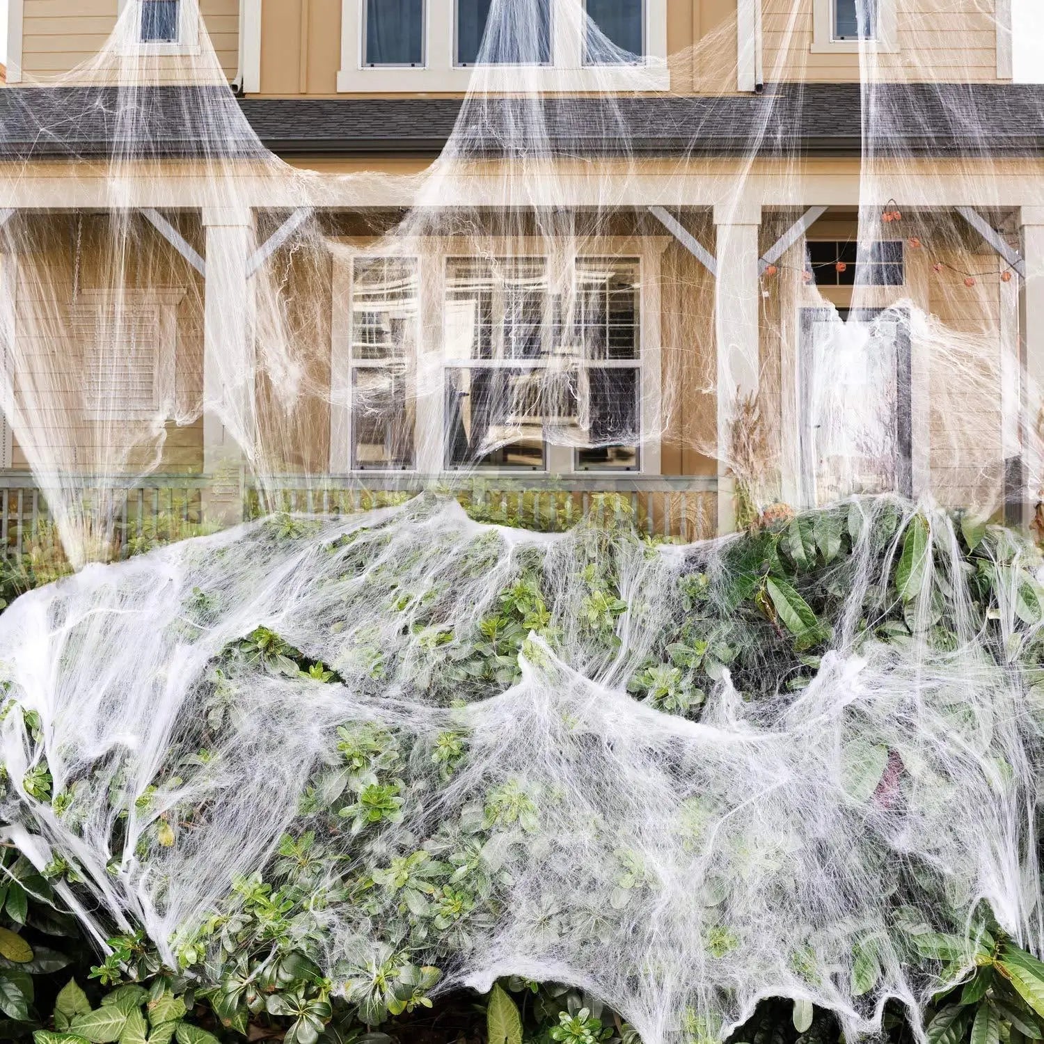 Halloween Decoration Party Accessories Decorations for Events Scream Festa Spider Web Black Outdoor Props Haunted House Spider