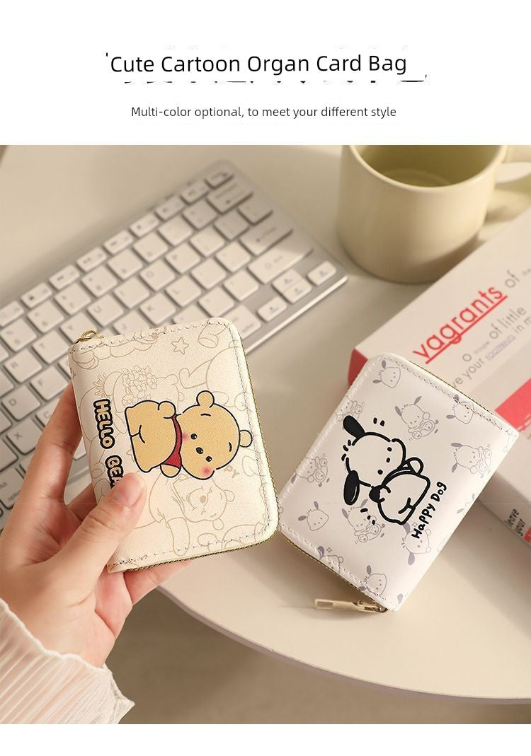 Ultra-Thin Compact Cute Portable Anti-Degaussing Card Holder