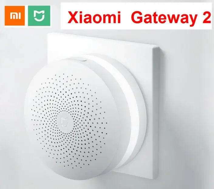 Xiaomi Mijia Original Smart Home Multifunctional Gateway 2 Alarm System Intelligent Online Radio Night Light Bell Drop shipping