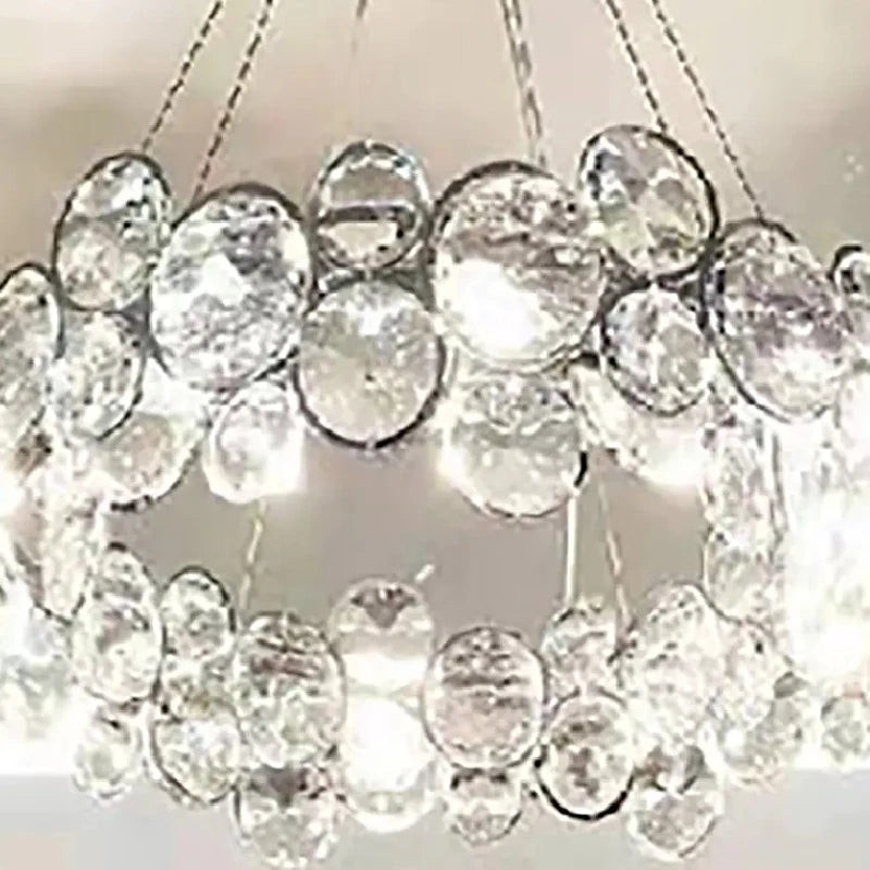 Nordic Modern Unique Design Chandelier Home Decoration Crystal LED Hanging Lamp Lighting Fixtures for Bedroom Living Room