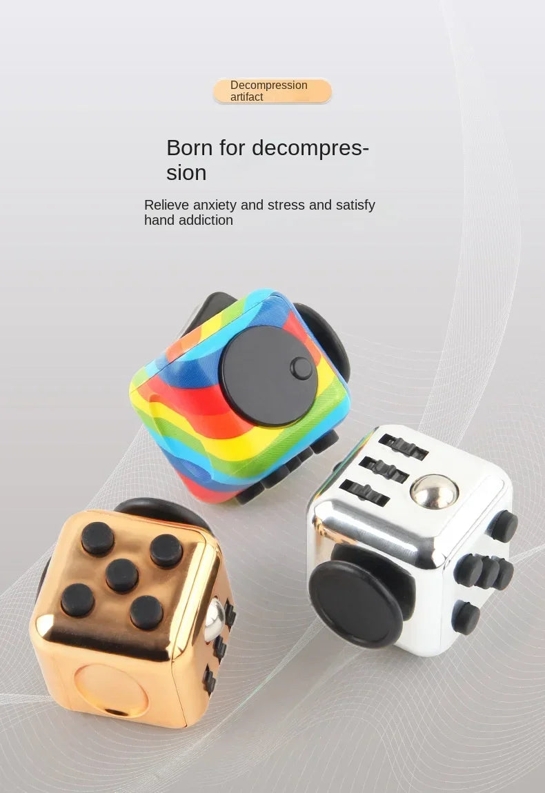 New Antistress Fidget Compression Sensory  New Novelty Magic Dice Toys for Children Adults Stress Relief Toys Kids juguetes Toys