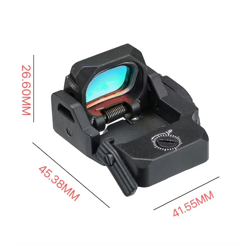 Holy Warrior Tactical Vism Metal Flipdot Pr Flip Up Red Dot Scope Reflex Optic Sight for Airsoft Glock 17 Taurus G2C PT111 1913