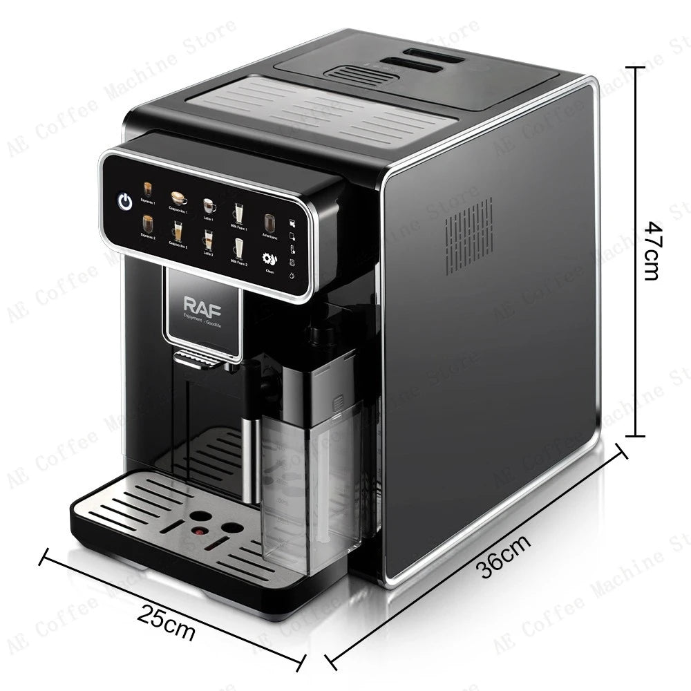 Fully Automatic Coffee Machine with Milk Frother,Multifunctional Fancy Coffee Machine,Satisfy Your Multiple Tastes