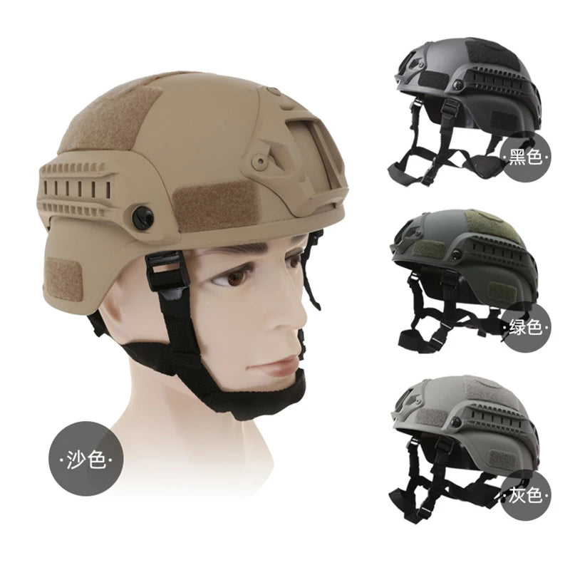 FAST Helmet MICH2000 Airsoft MH Tactical Helmet Outdoor Tactical Painball CS SWAT Riding Protect Equipment