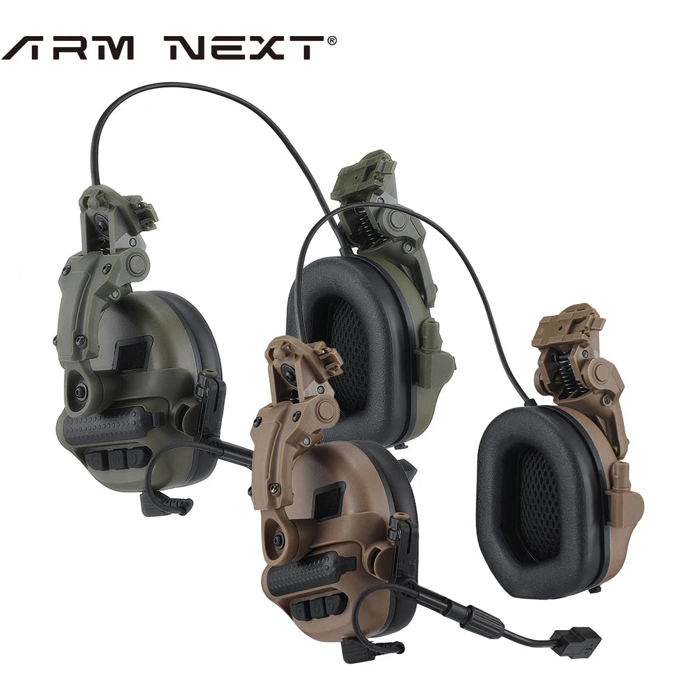 Tactical Headset Picking Noise-Cancelling Headset for Military Headset Sound amplification Radio PTT Adapter Mobile Headphone