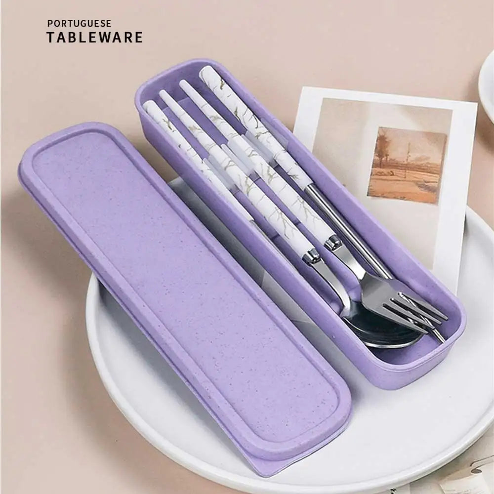 Portable Premium Stylish High-quality Versatile Durable Golden Texture Handles Silent Utensils Dining Trendy Silent Elegant Home