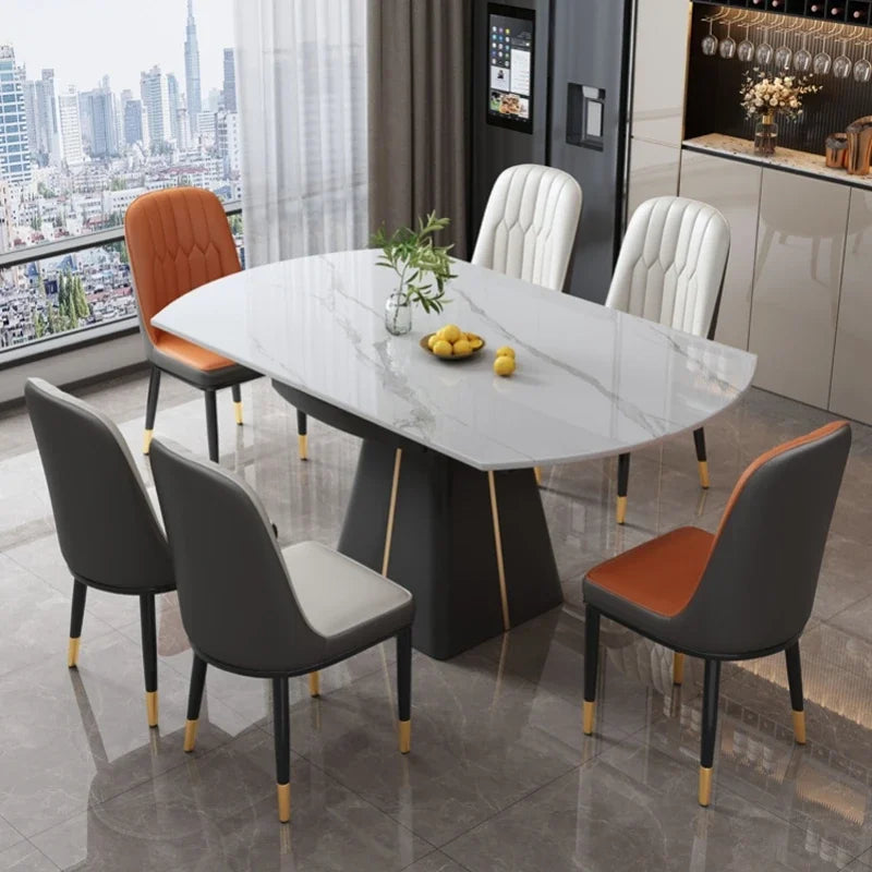 Nordic Design Dining Table Slate Modern Wine Bistro Living Room Table Receptionist Balcony Mesa Comedor Furnitures HD50CZ