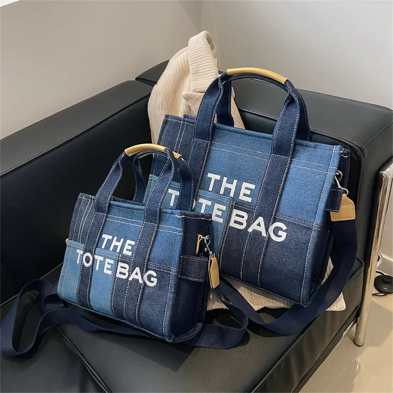 Women's Denim Tote Bag