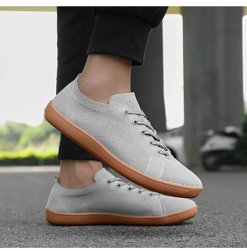 New Unisex Wider Shoes Breathable Mesh Men Barefoot Wide-toed Shoes Brand Flats Soft Zero Drop Sole Wider Toe Sneakes Large Size