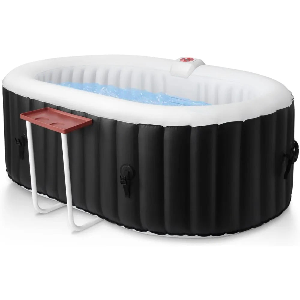 Portable Inflatable Spa System with Integrated Massage Features