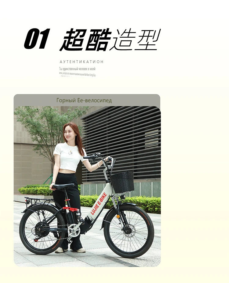 FEIVOS B3 Factory wholesale 350W36V electric bicycle with mid mounted shock absorber, adult lithium battery electric bike