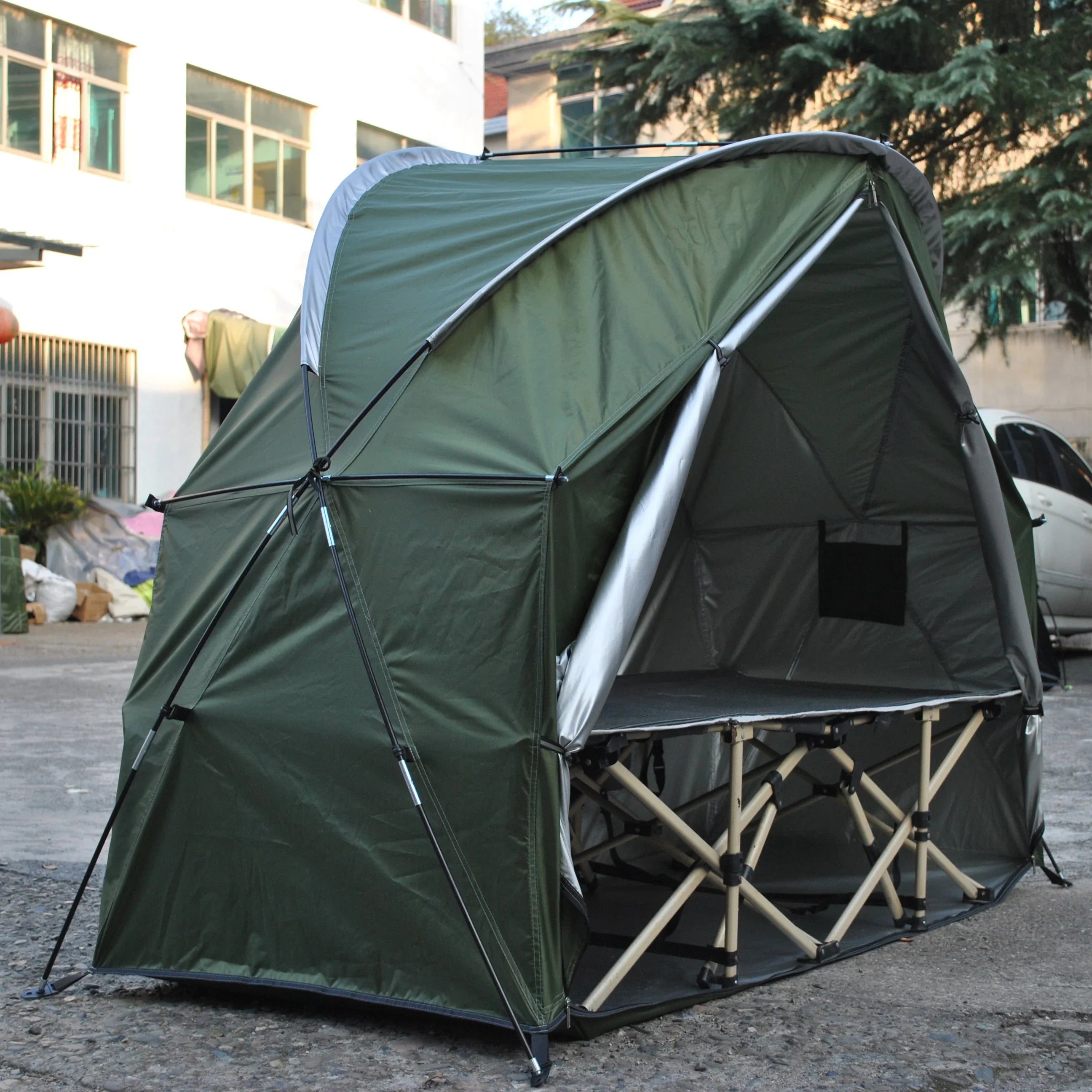 Durable Trekking tent Outdoor Individual tent,CZX-725 1 persone tent not include the cot,1 person tent,bike tent for storage