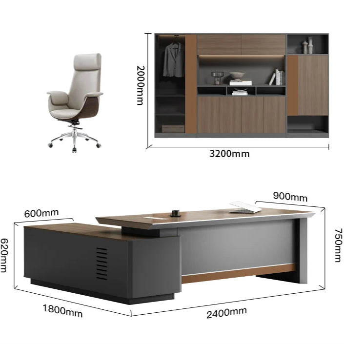 European Minimalist & Modern Office Desk