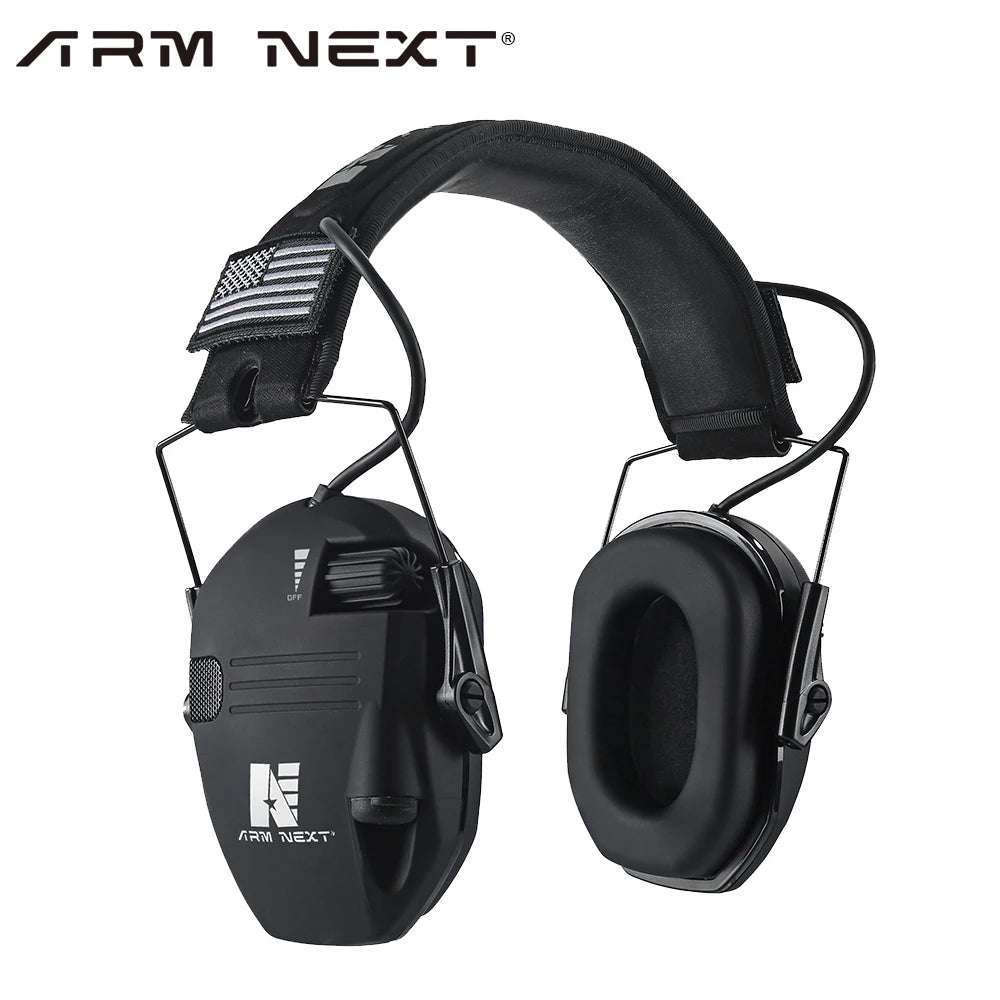 D20 Electronic Shooting Earmuffs Tactical Sound Amplification Headset Ear Protection Anti-noise Ear Muff Outdoor Sports