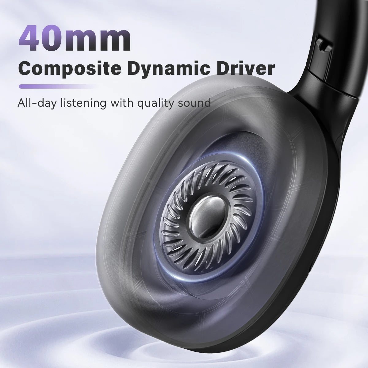 FIFINE Bluetooth wireless headset,Noise Canceling Headphones withe Transparency Mode,Deep Bass,Clear Calls,65H Playtime