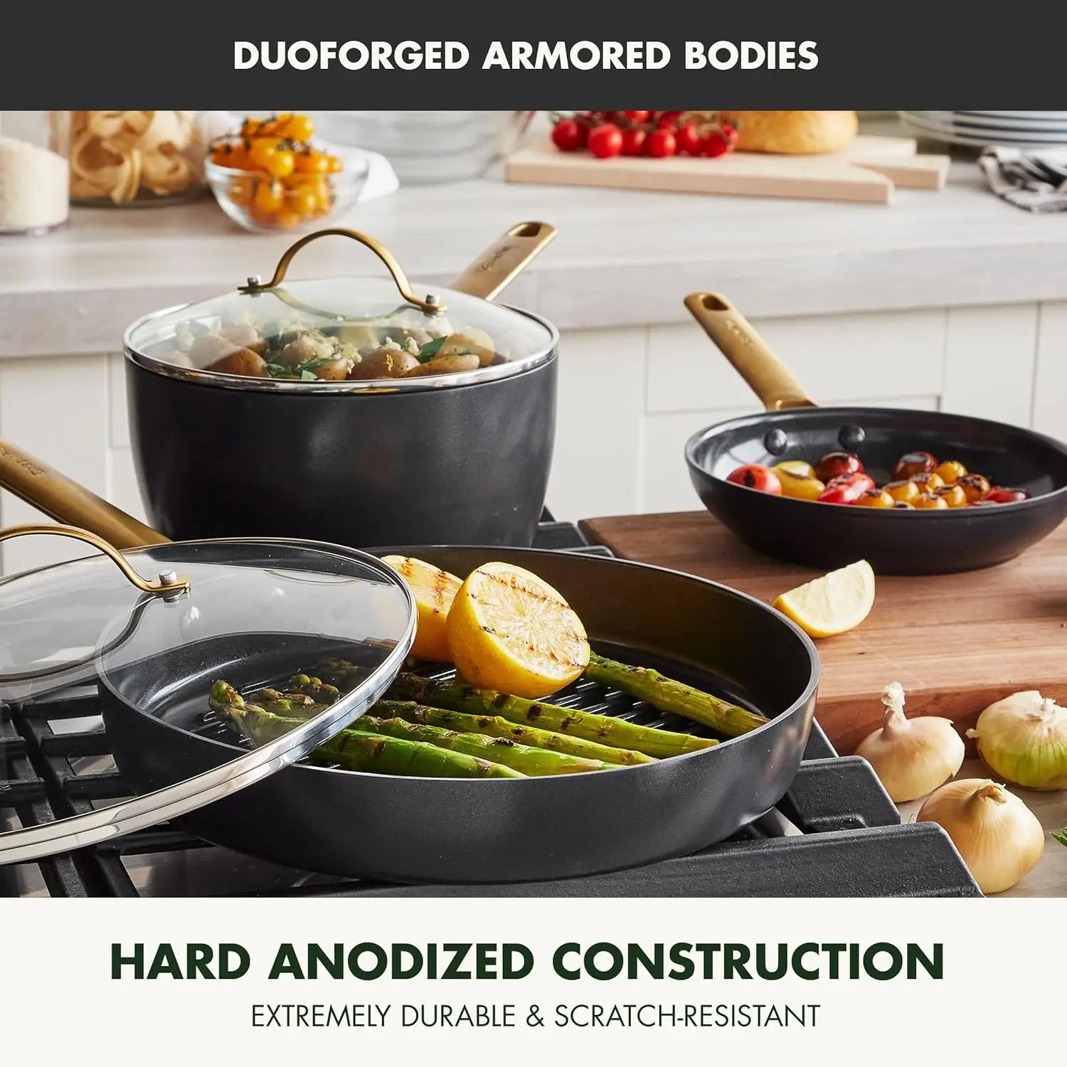 Diamond-Infused Nonstick Cookware Set