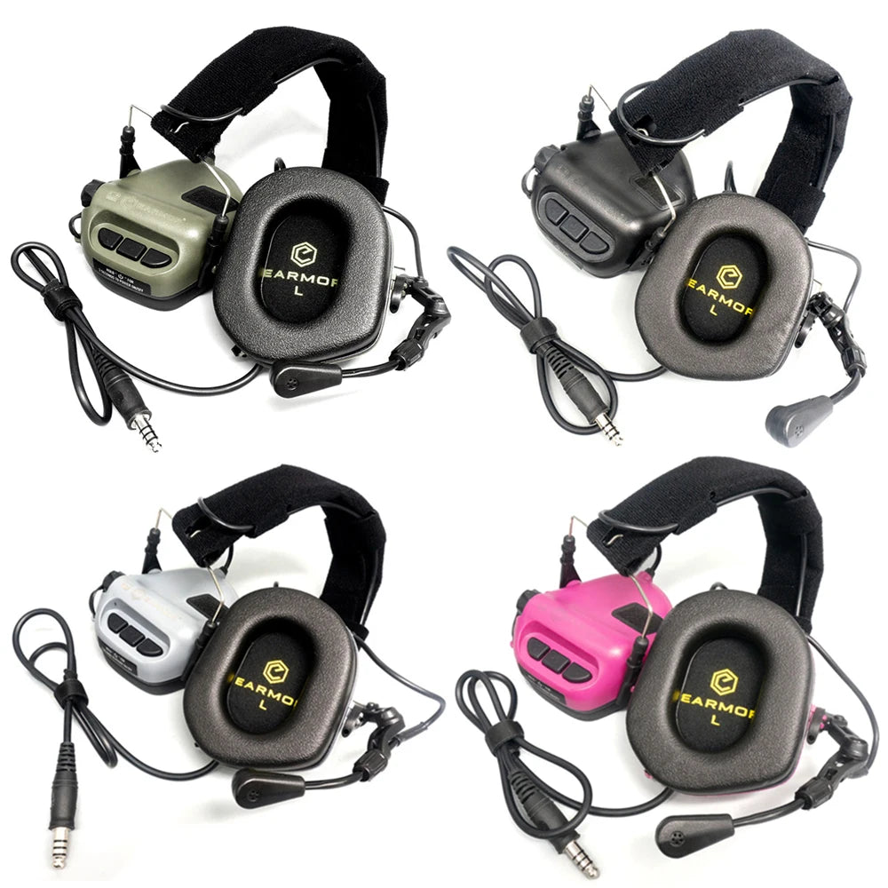 Electronic Shooting Earmuffs EARMOR M32 Tactical Sound Amplification Headset Ear Protection Anti-noise Ear Muff Outdoor Sports