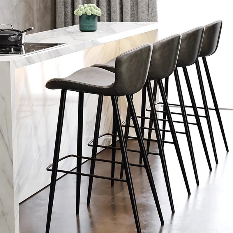 Height Counter Bar Stools Dining Relaxing Living Room Minimalist Designer Chair Office Breakfast Banqueta Bar Furniture TD50DC