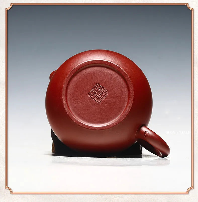 High-end Yixing Purple Clay Teapot Famous Handmade Ball Hole Filter Xishi Tea Pot Raw Ore Dahongpao Kettle Zisha Tea Set Gifts