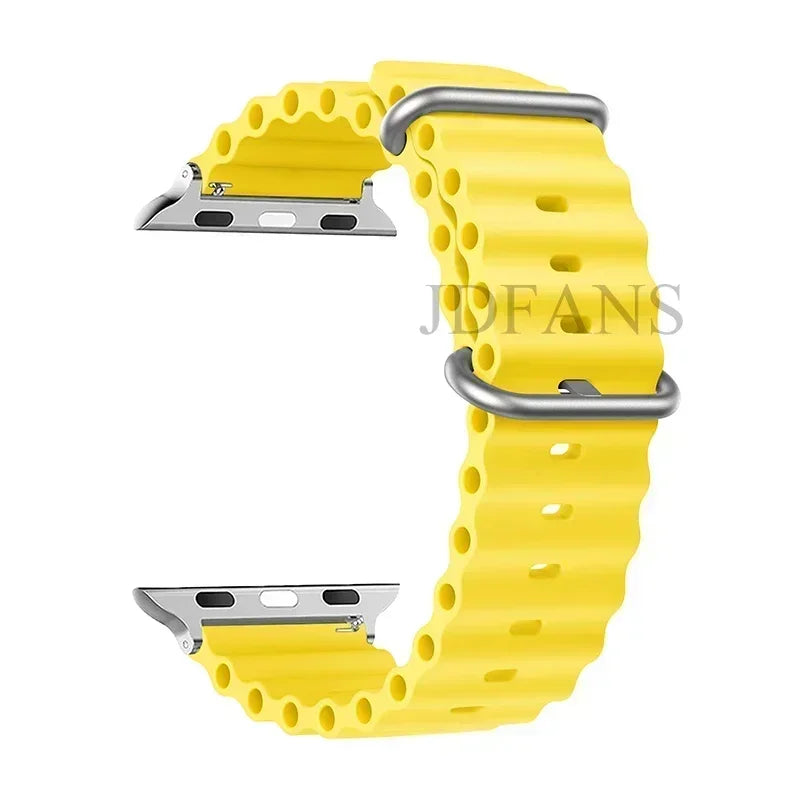 Strap For Apple watch ultra band 49mm 44mm 45mm 41mm 40mm 38mm 44 45 mm 1:1 Original Ocean belt iWatch series 9 8 7 se bands