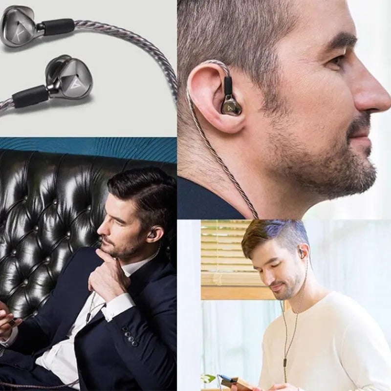 Latest NEW Iriver AK T9iE pure dynamic loop in ear HiFi earphones with high fidelity wired earplugs