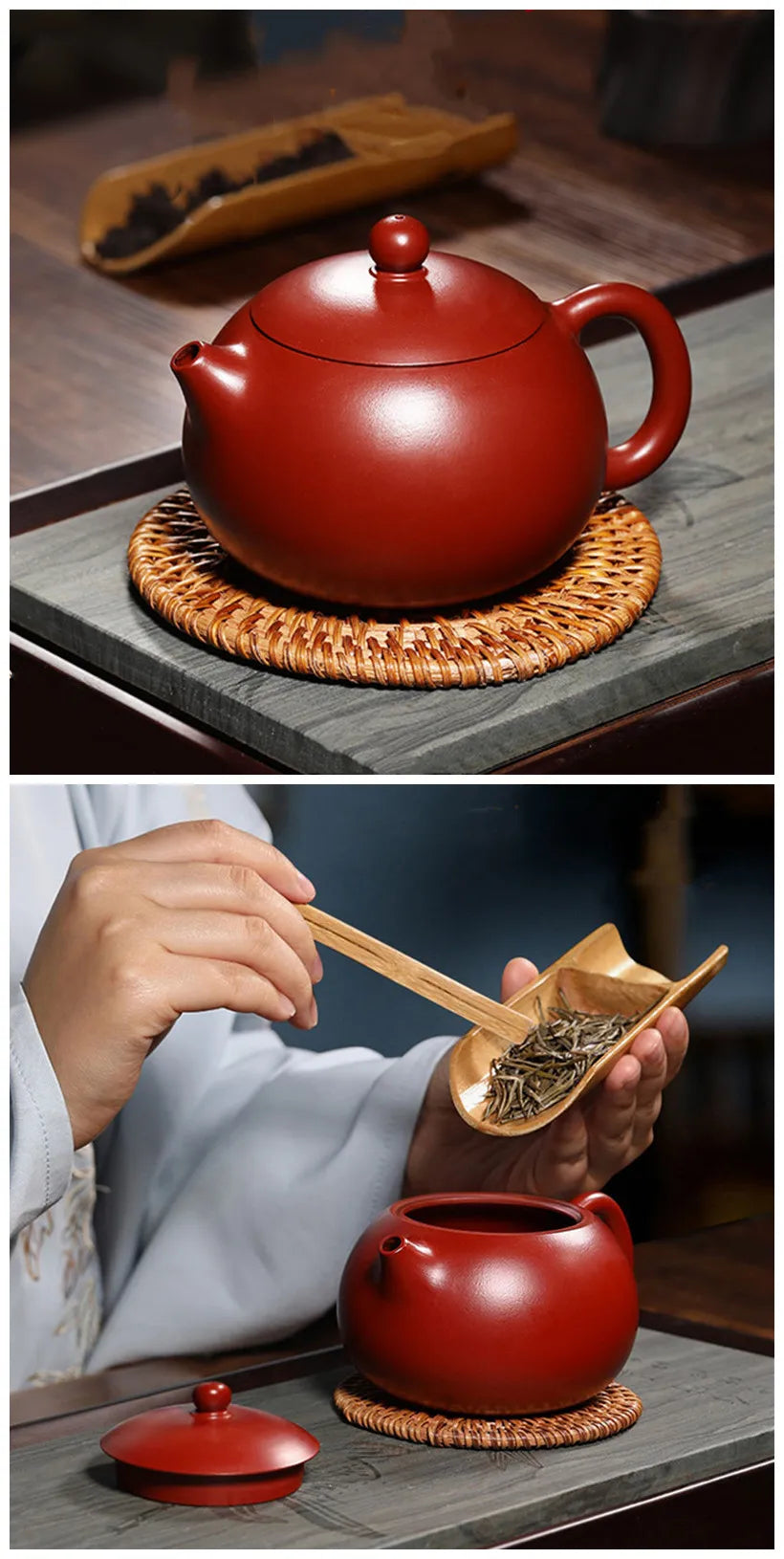 High-end Yixing Purple Clay Teapot Famous Handmade Ball Hole Filter Xishi Tea Pot Raw Ore Dahongpao Kettle Zisha Tea Set Gifts