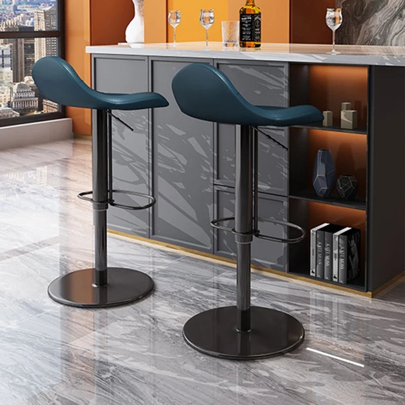 Office Home Bar Stools High Modern Design Banquet Minimalist Chairs Modern Metal Counter Taburetes De Bar Salon Furniture TD50DC