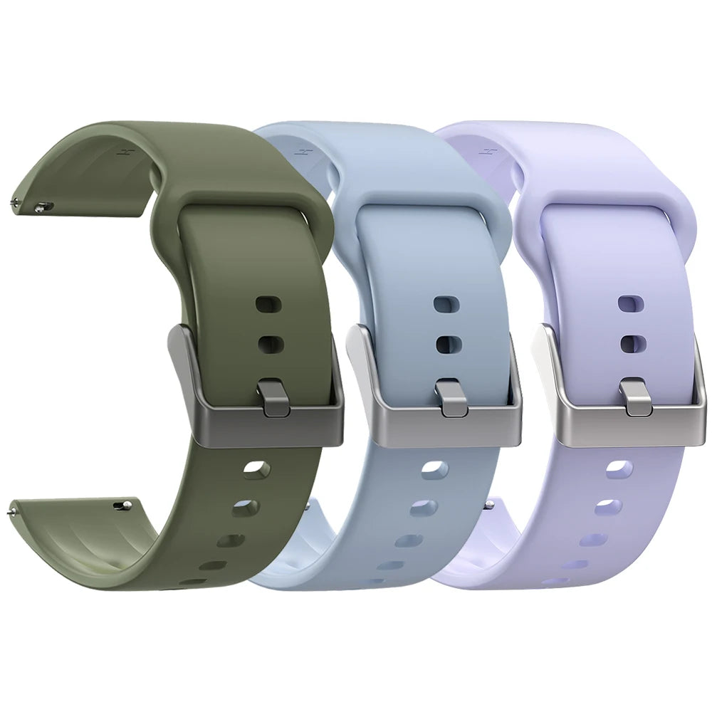 22MM Silicone Strap Watch Strap Suitable for HAYLOU Solar Plus RT3 Smartwatch HAYLOU Solar Lite Smart Watch